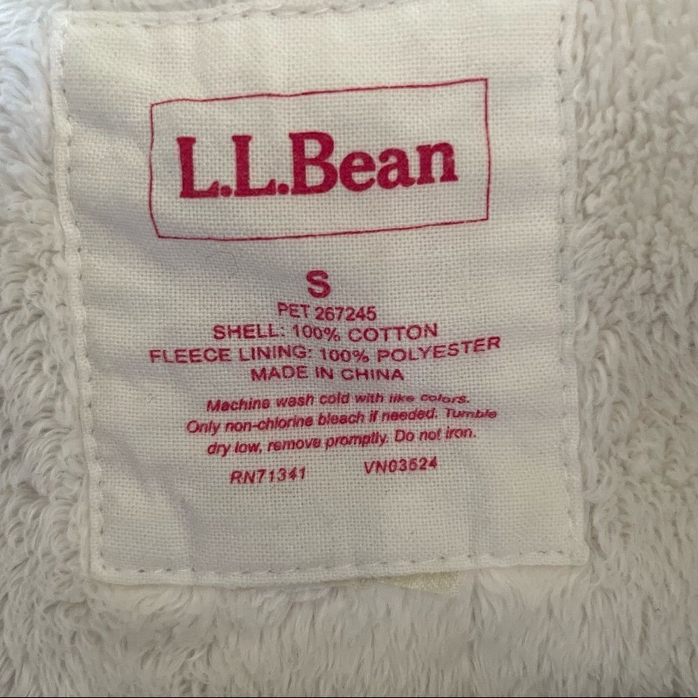 LL Bean ~ Plaid Shacket ~ Faux Fur/Teddy lined~ size Small - Picture 6 of 6